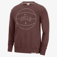 Chicago Bulls Standard Issue чоловічі Nike Dri-FIT NBA світшот колір коричневий