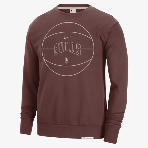 Chicago Bulls Standard Issue чоловічі Nike Dri-FIT NBA світшот колір коричневий