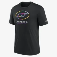 New York Jets Crucial Catch чоловічі Nike NFL футболка колір чорний