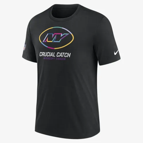 New York Jets Crucial Catch чоловічі Nike NFL футболка колір чорний