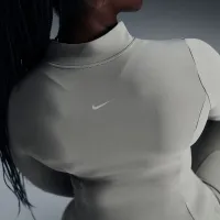 Nike Zenvy женская Dri-FIT Full-Zip Long-Sleeve Top цвет зеленый