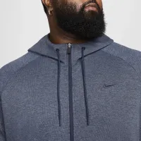 Nike Primary Fleece чоловічі Dri-FIT UV Full-Zip Performance Толстовка з капюшоном блакитний