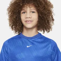 Nike Multi Big дитячі (для хлопчиків) Dri-FIT Short-Sleeve Top блакитний