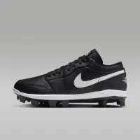 Nike Jordan 1 Retro MCS Low чоловічі бейсбольні бутси колір чорний