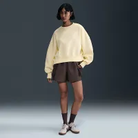 Nike Sportswear Phoenix Fleece женская Over-оверсайз Crew-Neck свитшот цвет коричневый