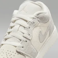 Nike Air Jordan 1 Low SE Craft Big детские Кроссовки цвет коричневый