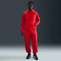 Nike Solo Swoosh мужские Pullover Толстовка с капюшоном цвет красный