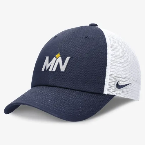 Minnesota Twins City Connect Club Men's Nike MLB Trucker Adjustable Hat Blue