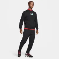 Nike Club Fleece мужские Crew цвет черный