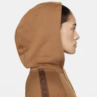 Nike Sportswear Essential жіноча Fleece Толстовка з капюшоном колір коричневий