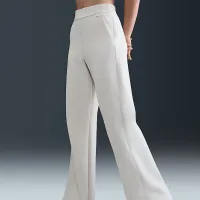 Nike 24.7 ImpossiblySoft женская Dri-FIT С высокой Талией Loose Flaцвет красный Pants цвет коричневый