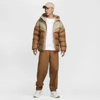 Nike Windrunner PrimaLoft® мужские Storm-FIT Hooded Puffer Куртка цвет коричневый