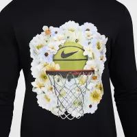 Nike мужские Max90 Long-Sleeve баскетбольные футболка цвет черный