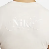 Nike Sportswear Essential жіноча Slim Cropped футболка колір коричневий