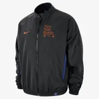 New York Knicks DNA Courtside чоловічі Nike NBA Woven Graphic Куртка колір чорний