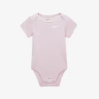 Nike Mini Me Baby (0-9M) 3 пары Bodysuits Pink