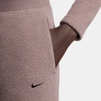 Nike Sportswear Phoenix Plush женская С высокой Талией Wide-Leg Cozy Fleece Pants цвет фиолетовый