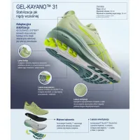 Кроссовки для бега ASICS GEL-KAYANO 31 (1012B670 701)
