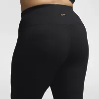 Nike One жіноча З високою талією Crop лосіни (великі розміри) колір чорний