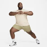 Nike Primary чоловічі Dri-FIT Short-Sleeve Versatile Top колір коричневий