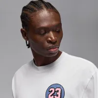 Nike Jordan AJ5 чоловічі футболка колір білий