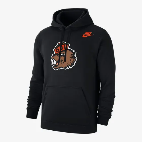 Oregon State Club чоловічі Nike College Fleece Pullover Толстовка з капюшоном колір чорний