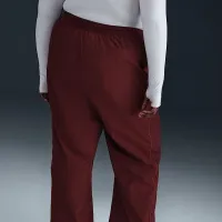 Nike Windrunner жіноча З високою талією Woven Open-Hem Pants (великі розміри) колір червоний