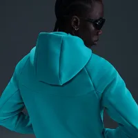 Nike Tech мужские Full-Zip Windrunner Толстовка с капюшоном цвет зеленый