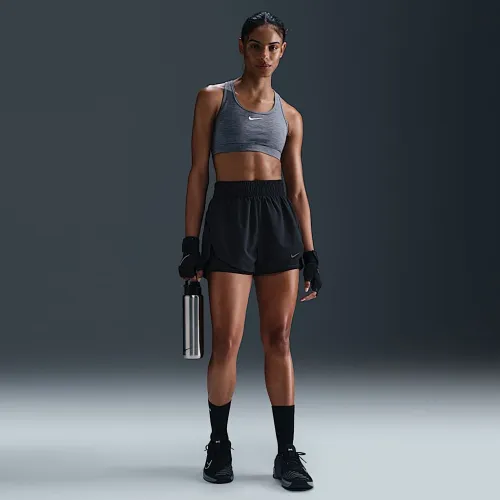 Nike One женская Dri-FIT 2-in-1 шорты цвет черный