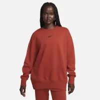 Nike Sportswear Phoenix Fleece женская оверсайз Crew-Neck свитшот Orange