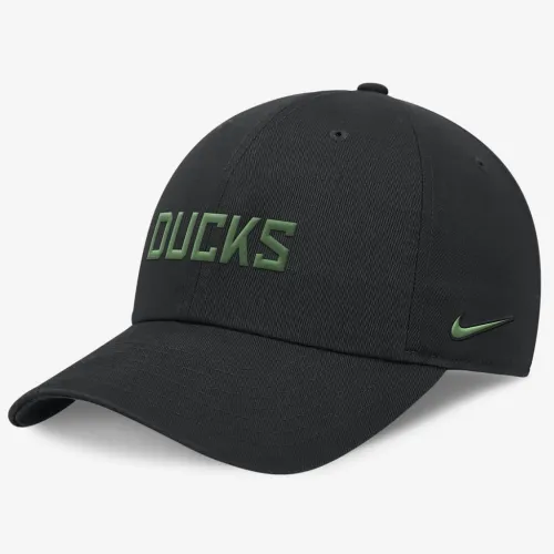 Oregon Ducks On-Field Club мужские Nike Dri-FIT College Adjustable Hat цвет черный