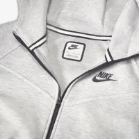 Nike Sportswear Tech Fleece Big дитячі (Girls') Full-Zip Толстовка з капюшоном (Extended Size) колір сірий