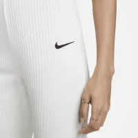 Nike Sportswear жіноча З високою талією Ribbed Jersey Flaколір червоний Pants колір білий