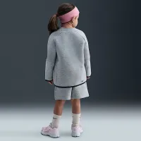 Nike Tech Fleece Little дитячі 2-Piece шорти комплект колір сірий