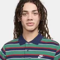 Nike Club чоловічі Striped Polo блакитний