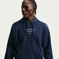 Nike мужские Wrestling Pullover Толстовка с капюшоном синий