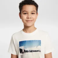 Nike Sportswear Big дитячі Crew-Neck футболка колір білий