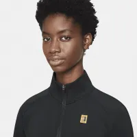 NikeCourt женская Full-Zip Tennis Куртка цвет черный