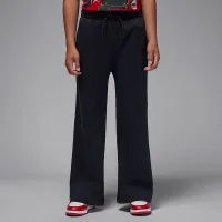 Nike Jordan Brooklyn Essentials Big детские Open Fleece Pants цвет черный