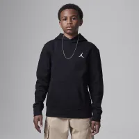Nike Jordan MJ Brooklyn Big детские Fleece Pullover Толстовка с капюшоном цвет черный