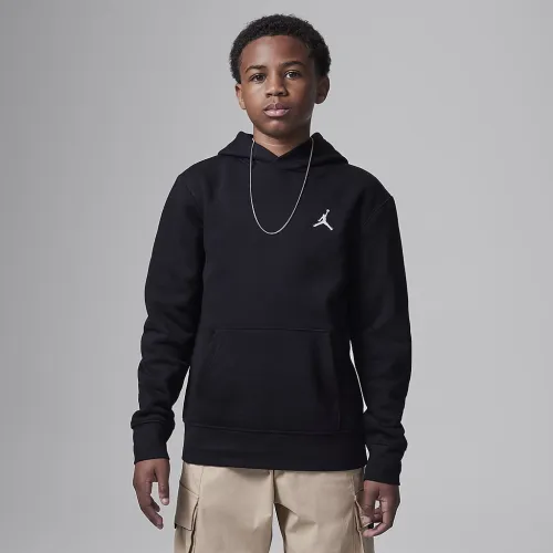Nike Jordan MJ Brooklyn Big детские Fleece Pullover Толстовка с капюшоном цвет черный