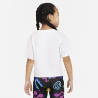 Nike Love Icon Boxy Tee Little дитячі T-Shirt колір білий