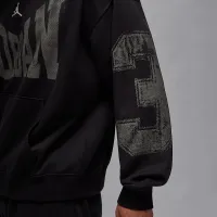 Nike Jordan Brooklyn мужские Collegiate Pullover Толстовка с капюшоном цвет черный