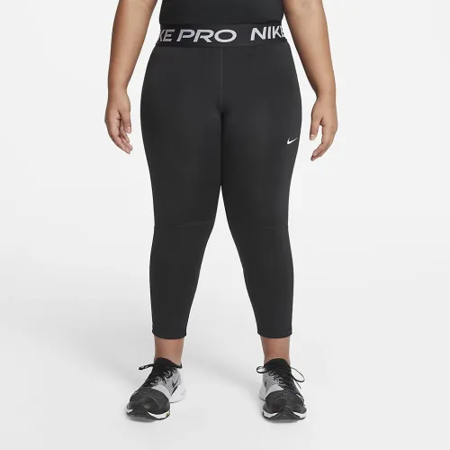 Nike Pro Dri-FIT Big дитячі (Girls') Capri лосіни (Extended Size) колір чорний