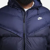Nike Windrunner PrimaLoft® мужские Storm-FIT Hooded Puffer Куртка синий