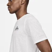 Nike Trail Solar Chase мужские Dri-FIT Short-Sleeve Running Top цвет белый