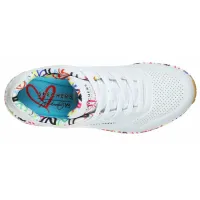 Кросівки Жіночі Skechers UNO LOVING LOVE (155506-WHT )