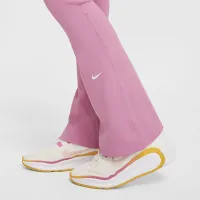 Nike One Girls' Dri-FIT Flaколір червоний лосіни Pink