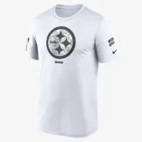 Pittsburgh Steelers Salute to Service Primary Edge Legend мужские Nike Dri-FIT NFL футболка цвет белый