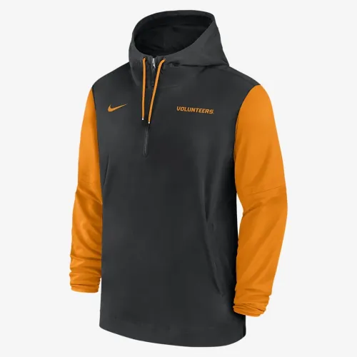 Tennessee Volunteers Sideline Pre-Game Player чоловічі Nike College 1/2-Zip Hooded Куртка колір чорний